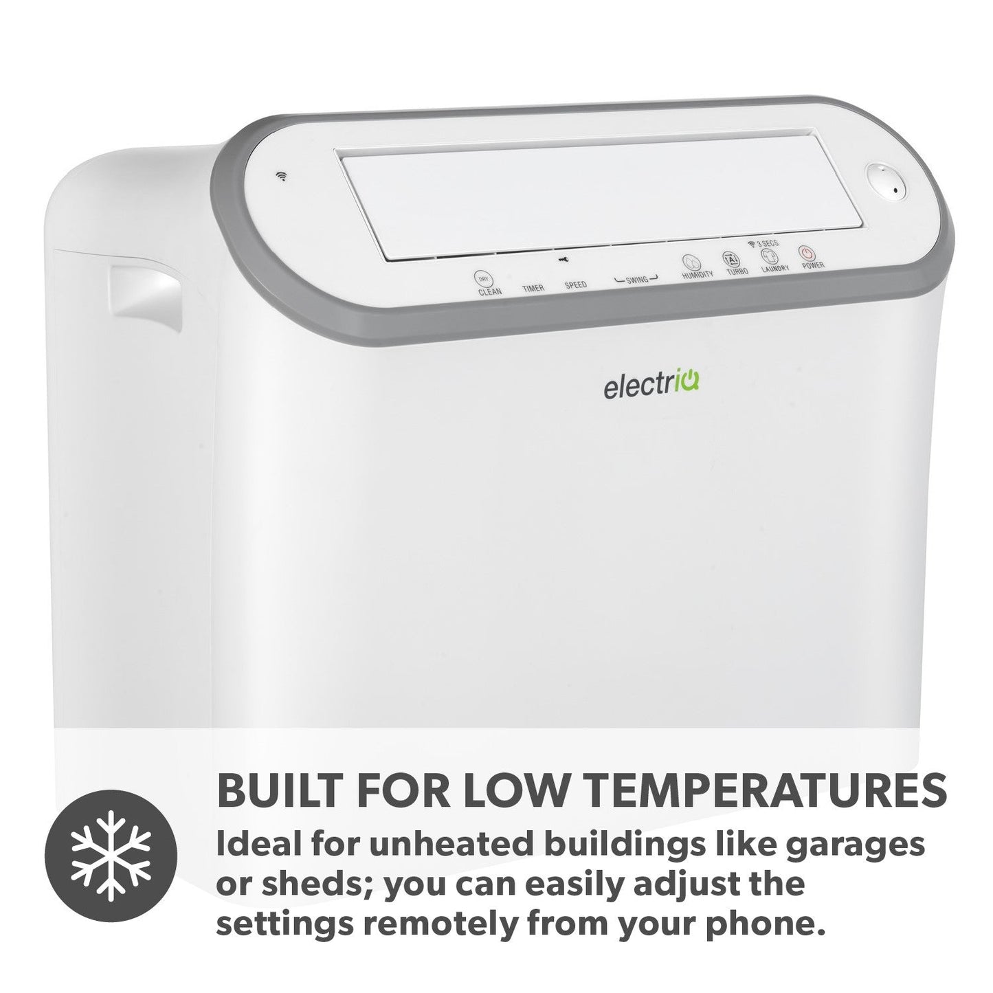 electriQ 25L Smart Premium Low-Energy Laundry Dehumidifier with Wet Clothing Detection